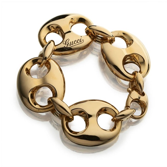 Gucci Women's Gold Link Bracelet (New w/o Tags) - Picture 1 of 3